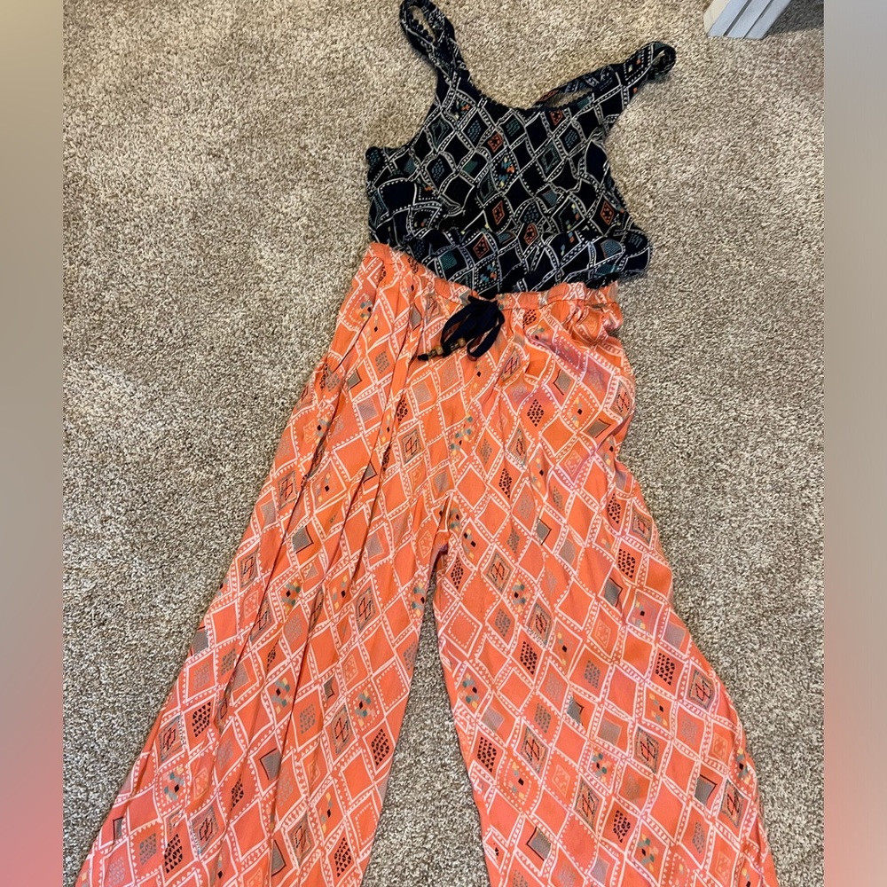 Graphic Summery Roxy Jumpsuit